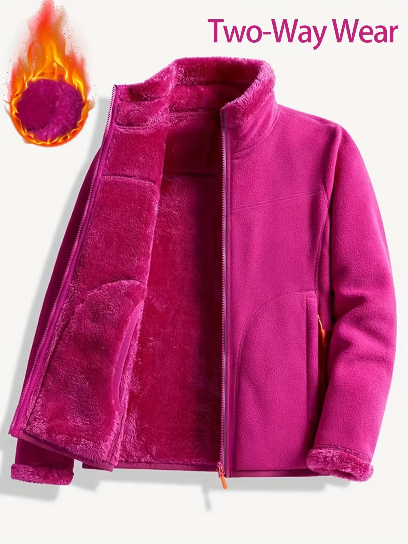 Reversible Sherpa Fleece Jacket - Image 4