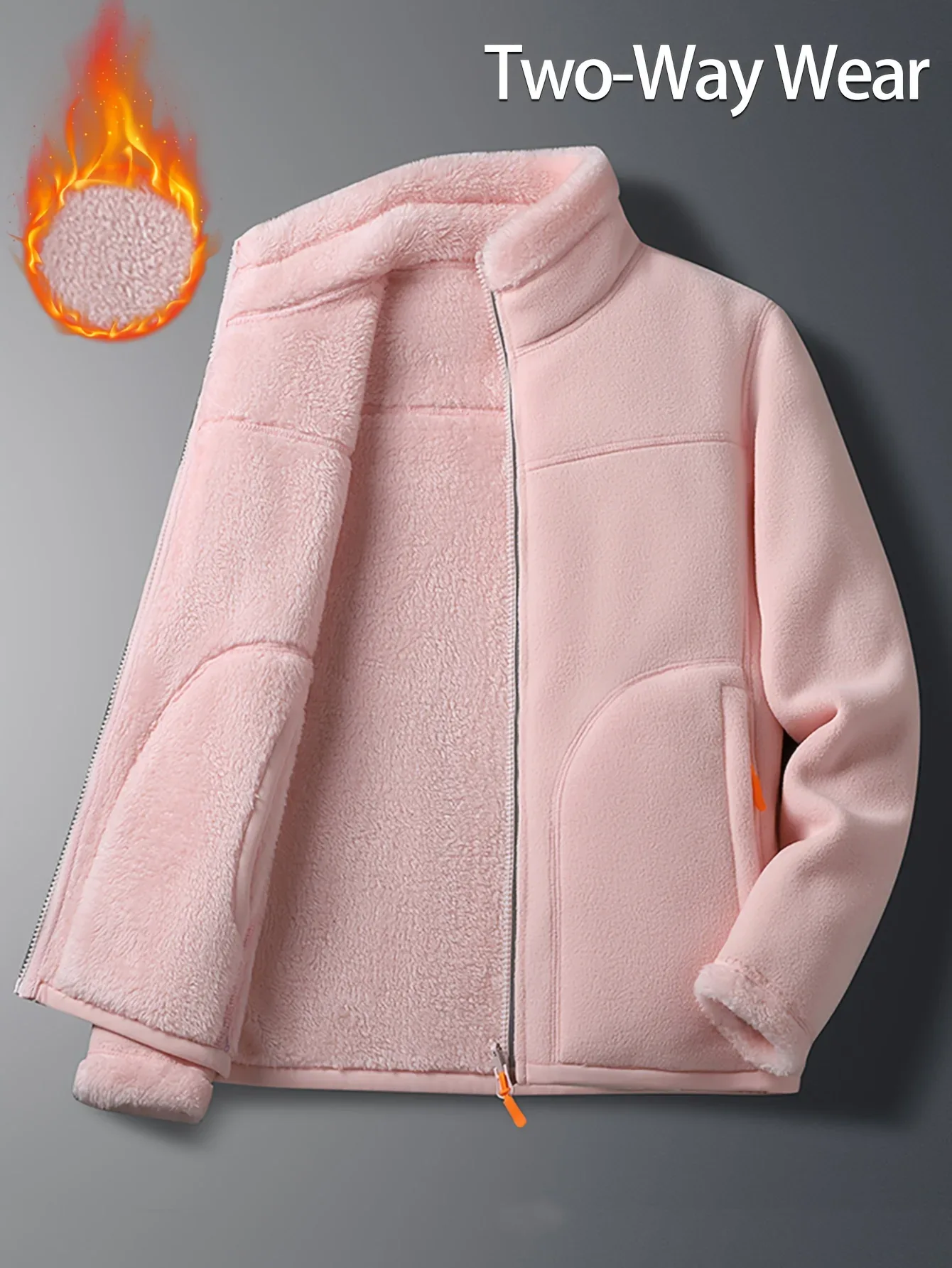 Reversible Sherpa Fleece Jacket - Image 6