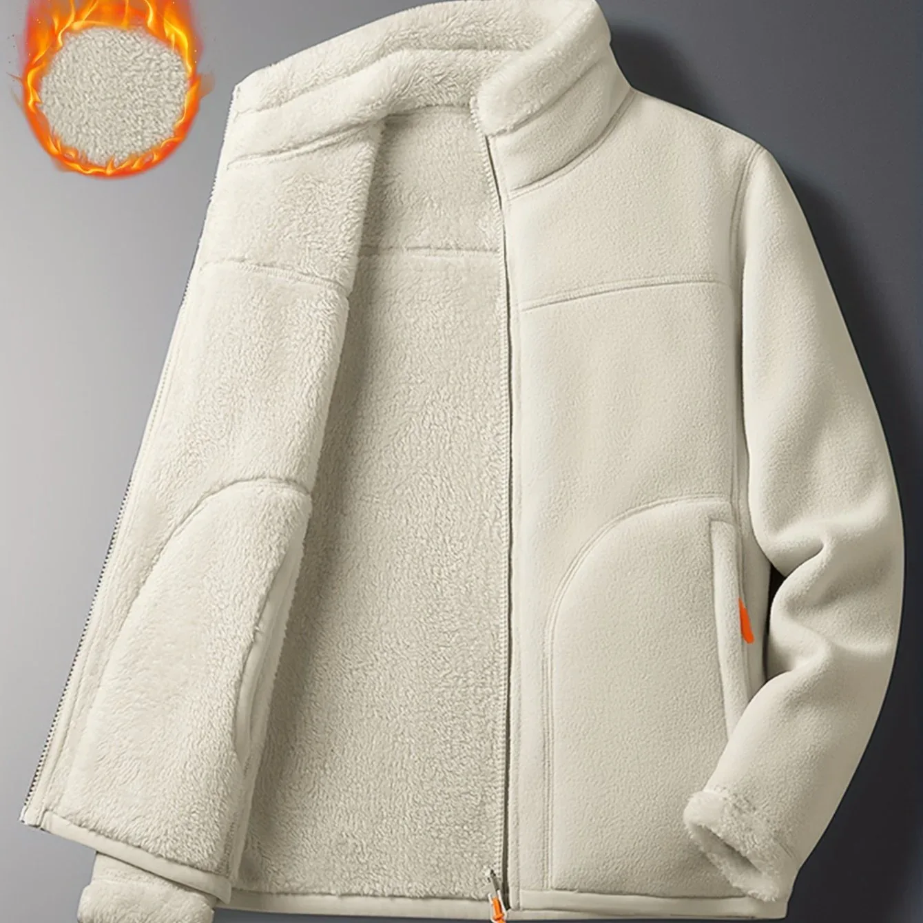 Reversible Sherpa Fleece Jacket - Image 8