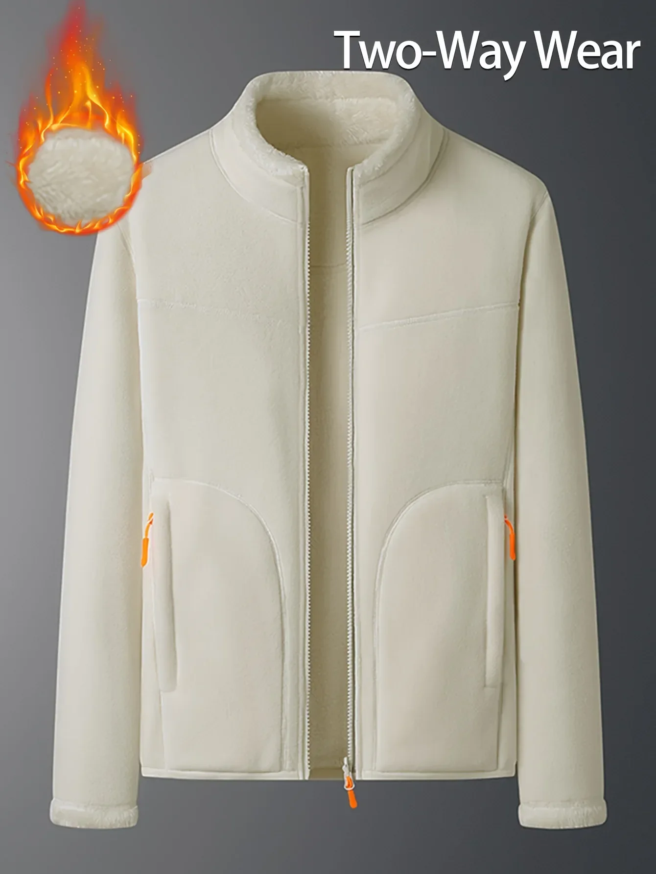 Reversible Sherpa Fleece Jacket - Image 9