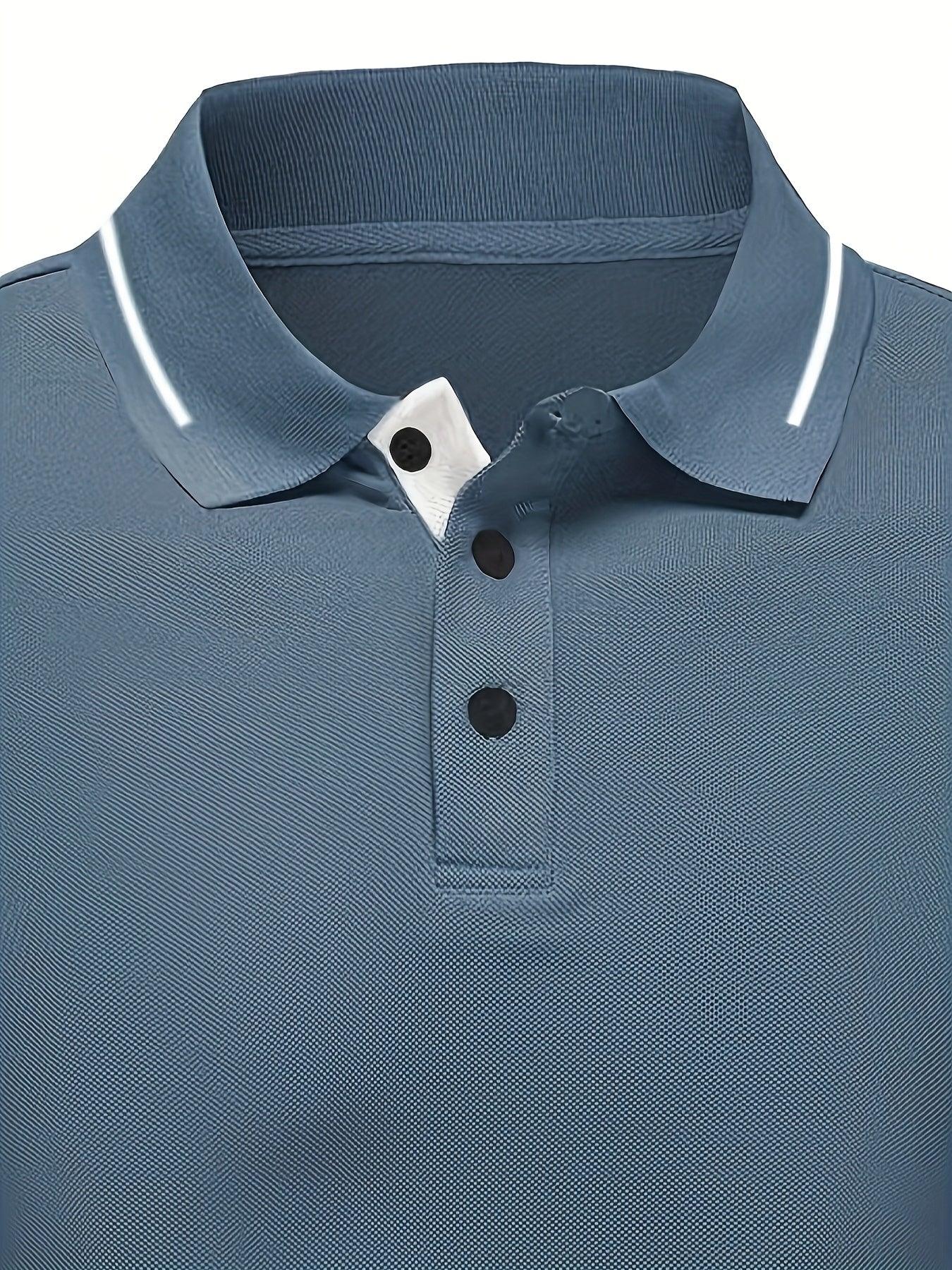 Ribbed Stretch Long Sleeve Polo - Image 10