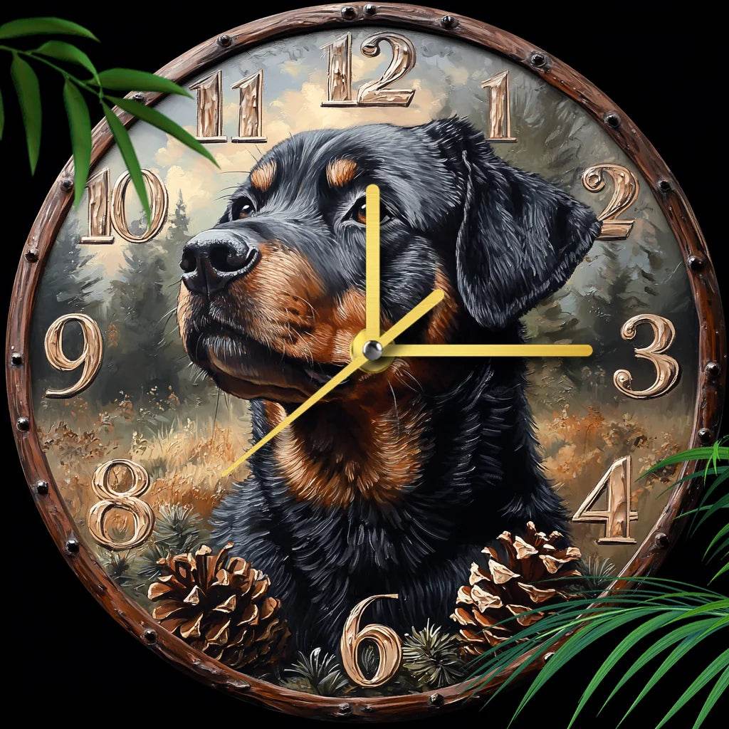 Rottweiler Silent Wall Clock - Image 4