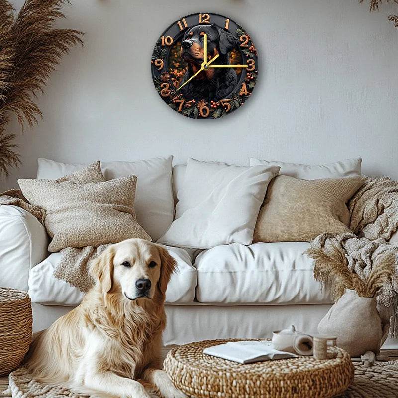 Rottweiler Silent Wall Clock - Image 6