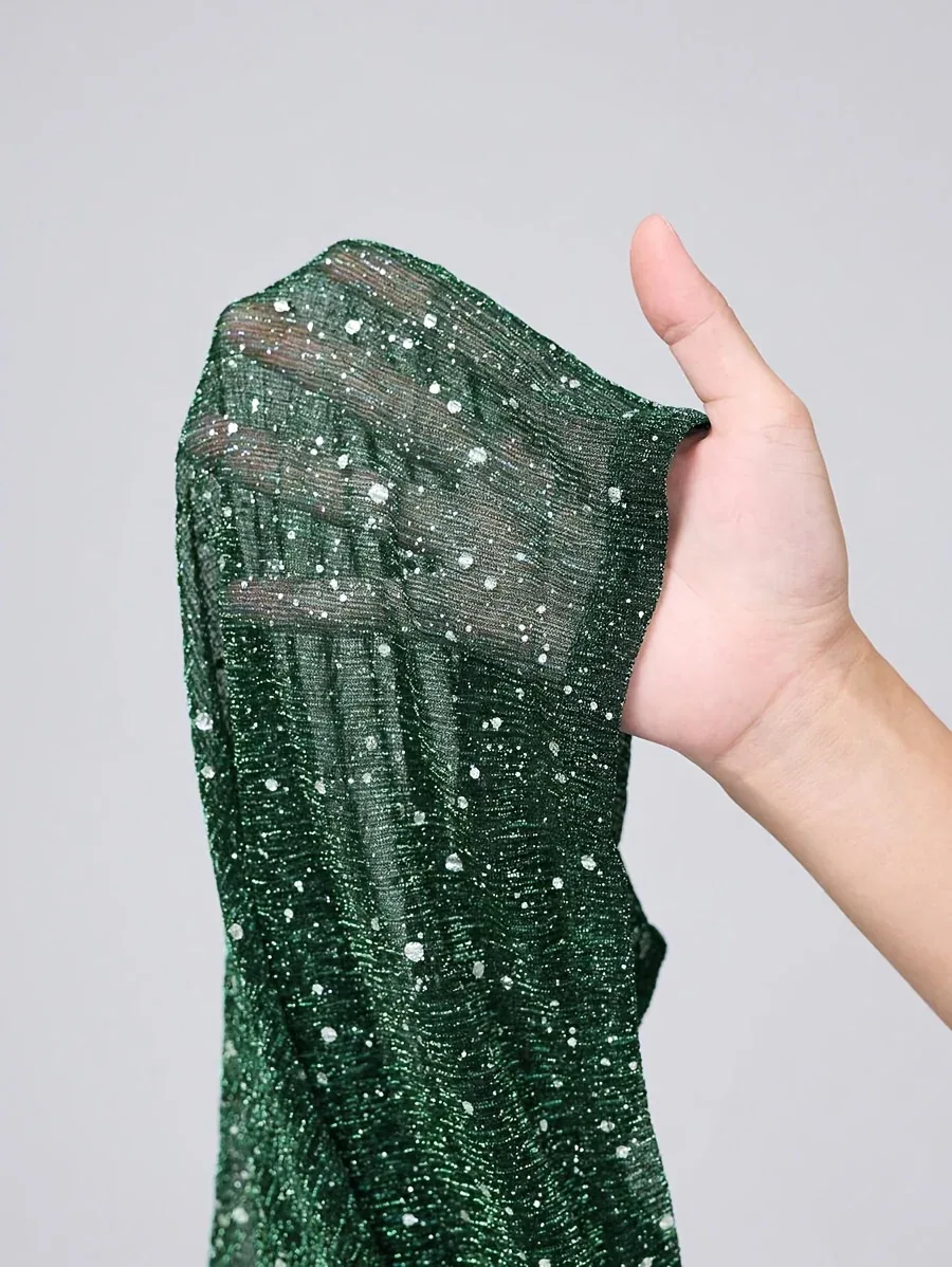 Sequin Open-Front Blazer - Image 15