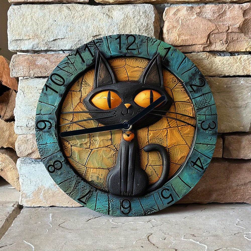 Cute Cat Silent Wall Clock - Image 3