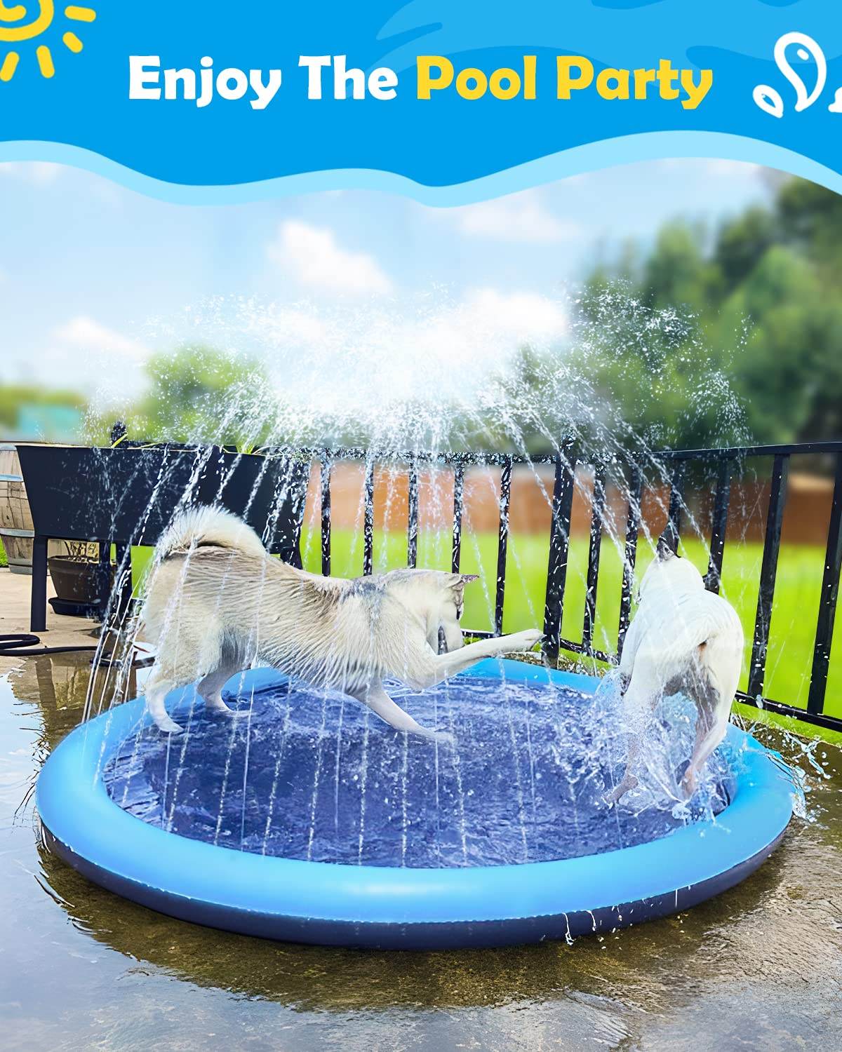 SplashPaw™ Fun Zone - The Splash Pad Makes Your Pup and Kids Happy! - Image 21