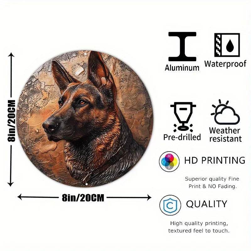 German Shepherds Flat 3D Ornament - Image 8