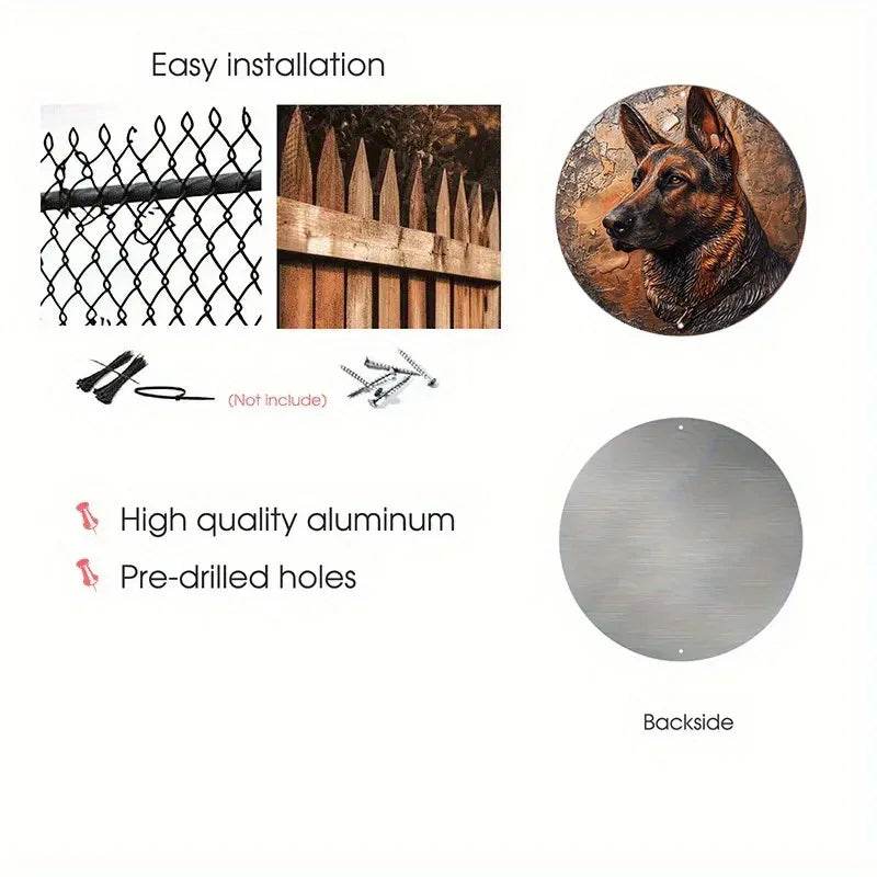 German Shepherds Flat 3D Ornament - Image 9