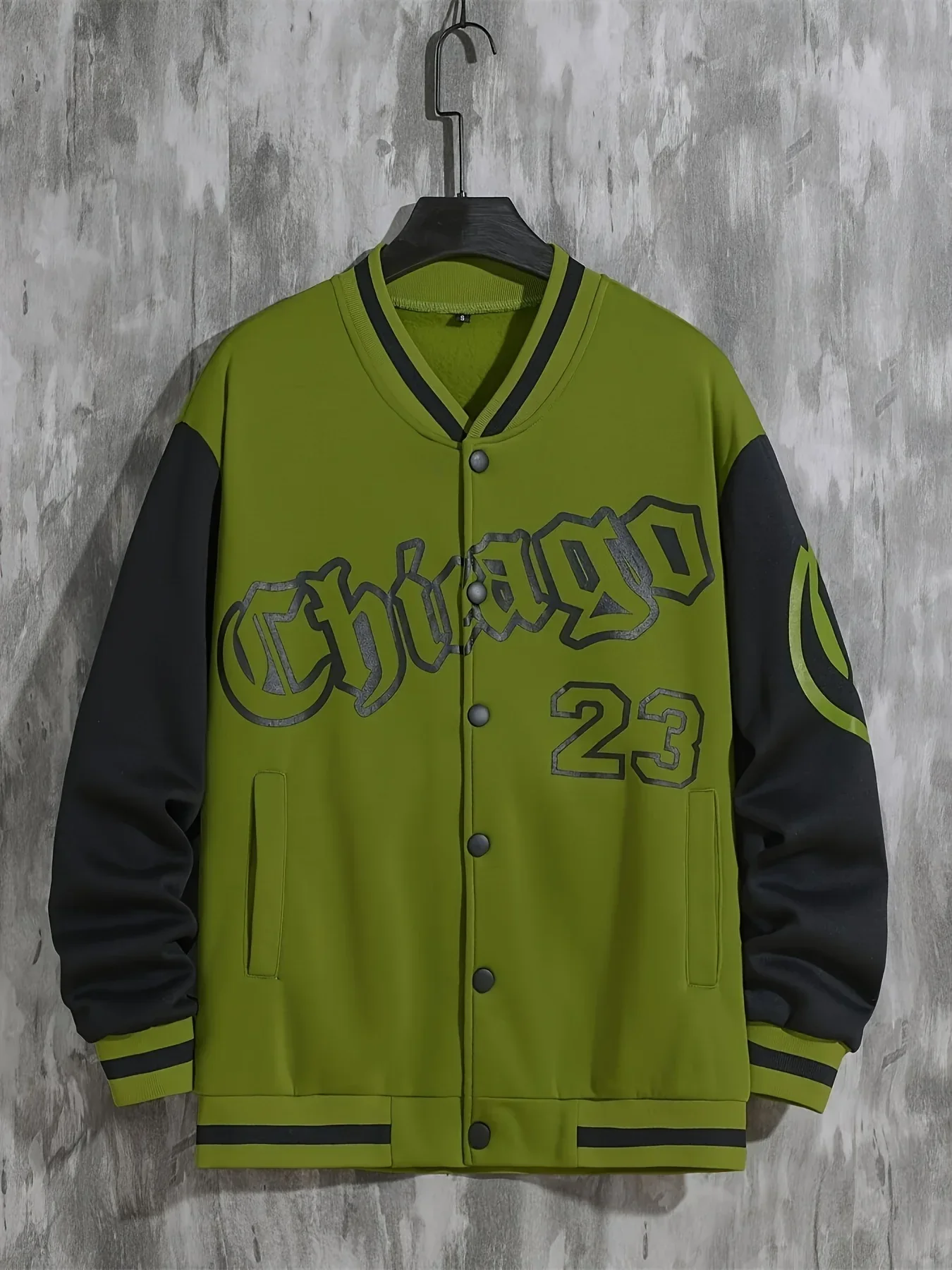 Spring And Autumn Street Men's Fashion Trend Loose Casual Baseball Uniform Jacket, Suitable For Outdoor And Dating - Image 10