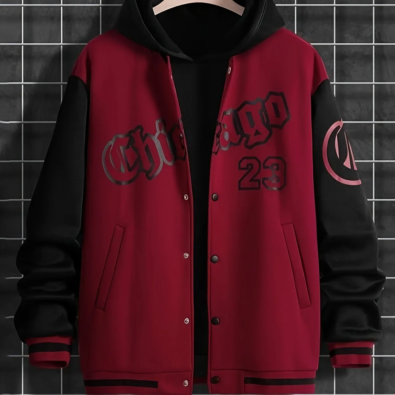Spring And Autumn Street Men's Fashion Trend Loose Casual Baseball Uniform Jacket, Suitable For Outdoor And Dating - Image 16