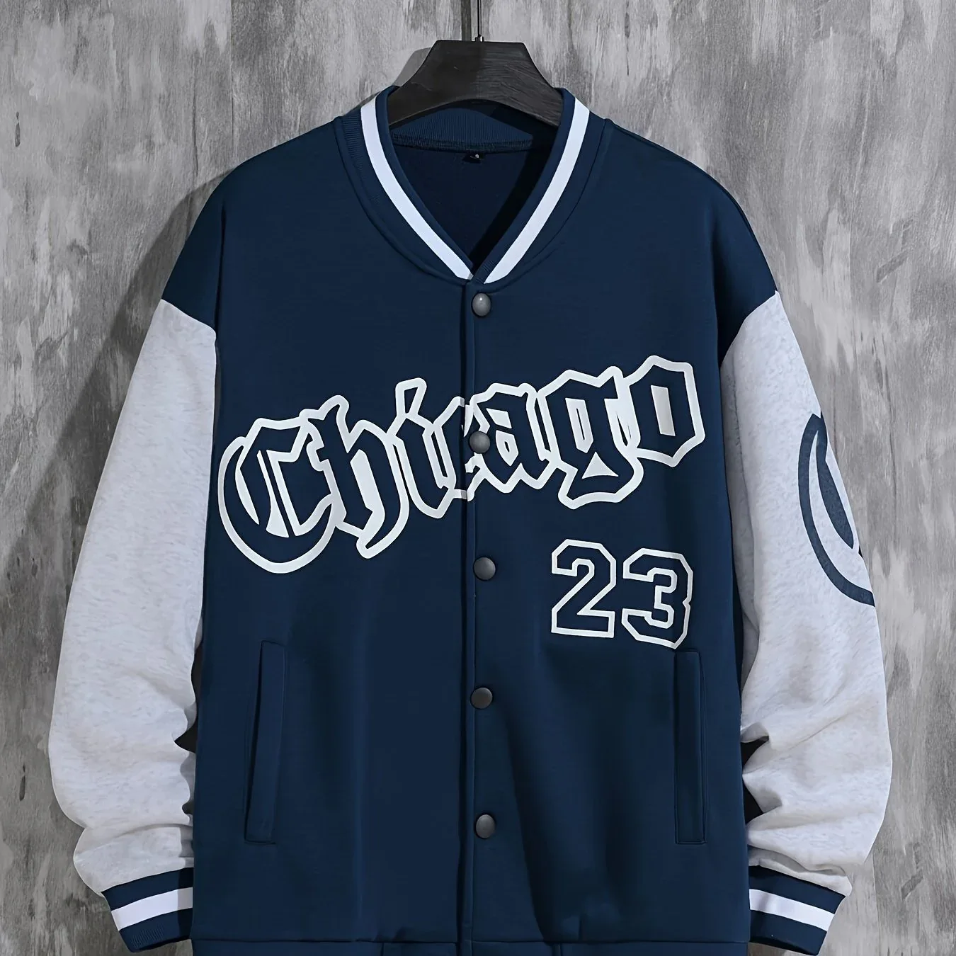 Spring And Autumn Street Men's Fashion Trend Loose Casual Baseball Uniform Jacket, Suitable For Outdoor And Dating - Image 17