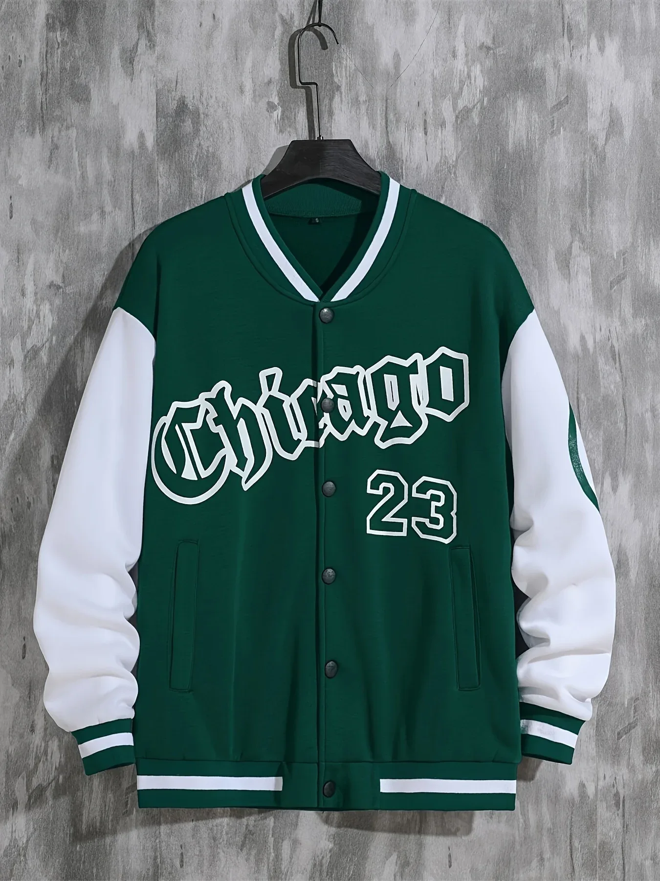 Spring And Autumn Street Men's Fashion Trend Loose Casual Baseball Uniform Jacket, Suitable For Outdoor And Dating - Image 6