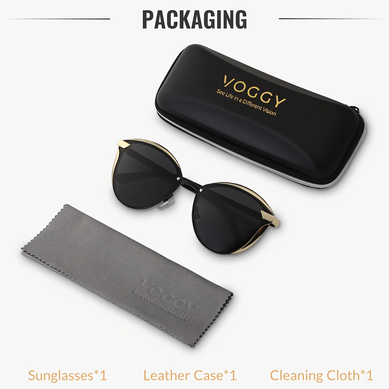 [sunglasses]VOGGY Retro Butterfly Polarized Sunglasses - UV Protection, Metal Frame for Men & Women - Perfect for Driving, Hiking, Cycling, Fishing, Travel & Parties, Gifts - Image 8