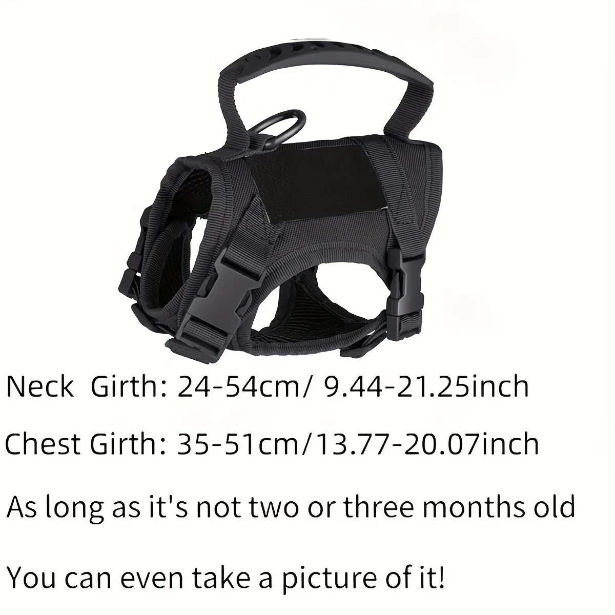 Tactical Cat Vest with Adjustable Straps & Red Cross Patch - Durable 600D Nylon Chest Harness for Small Dogs & Cats, Secure Leash Attachment, Ergonomic Design for Training & Outdoor Adventures, Cat Vest Harness, Adventure Pet - Image 12
