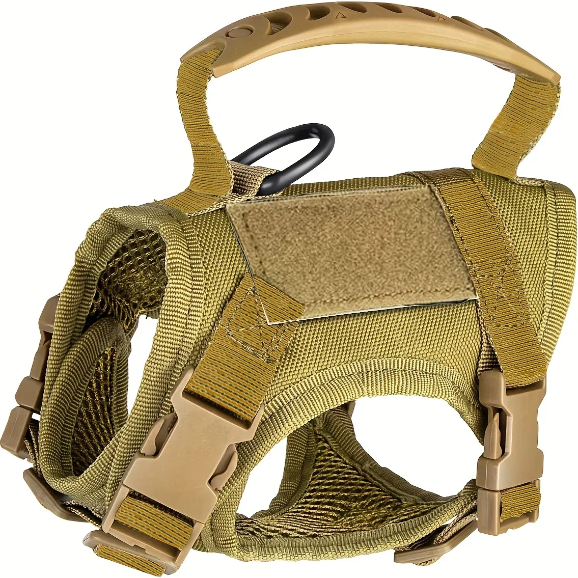Tactical Cat Vest with Adjustable Straps & Red Cross Patch - Durable 600D Nylon Chest Harness for Small Dogs & Cats, Secure Leash Attachment, Ergonomic Design for Training & Outdoor Adventures, Cat Vest Harness, Adventure Pet - Image 13