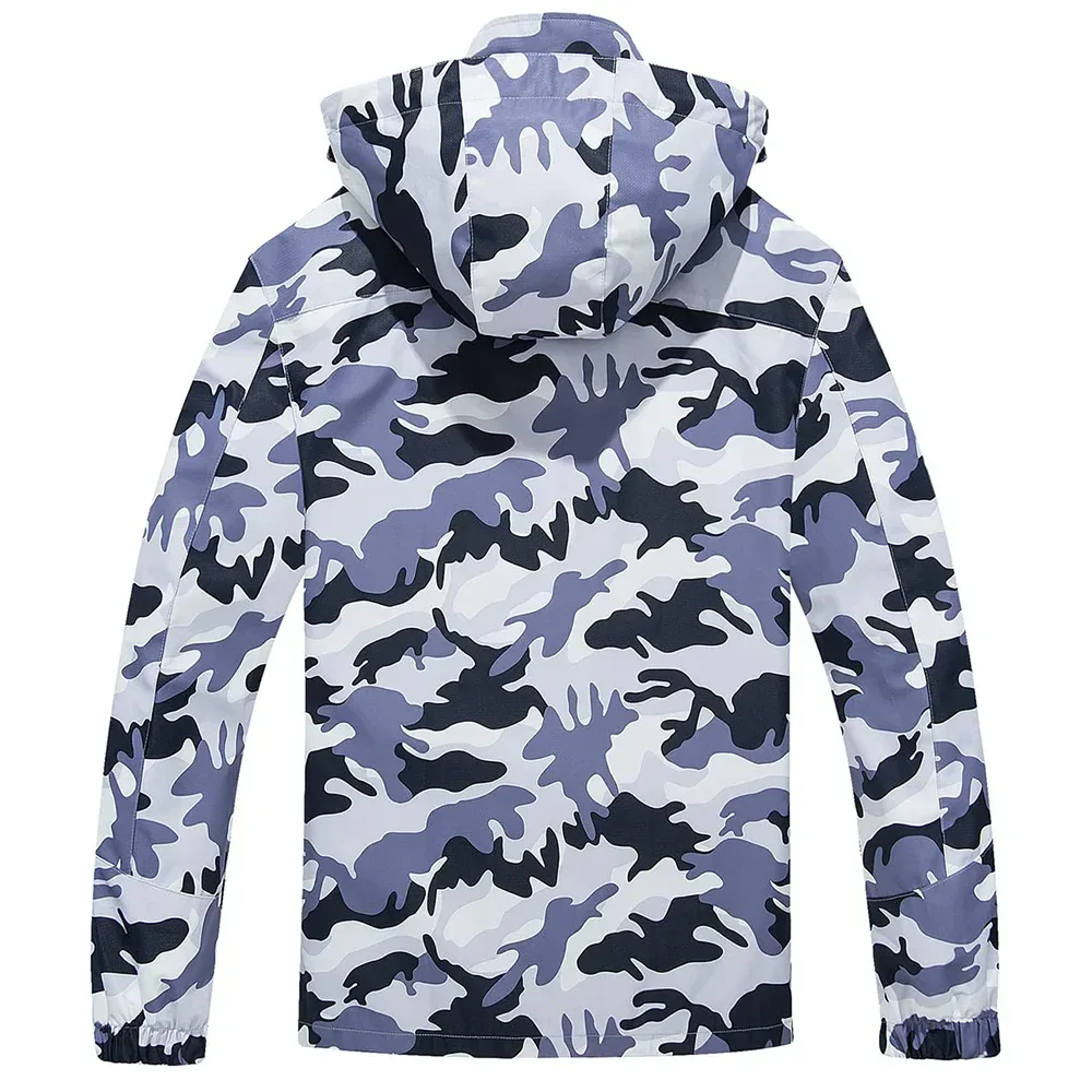 TACVASEN Spring Autumn Lightweight Jackets Mens Mesh Lined Waterproof Rain Jacket Outdoor Fishing Hiking Jacket Male Windbreaker - Image 24