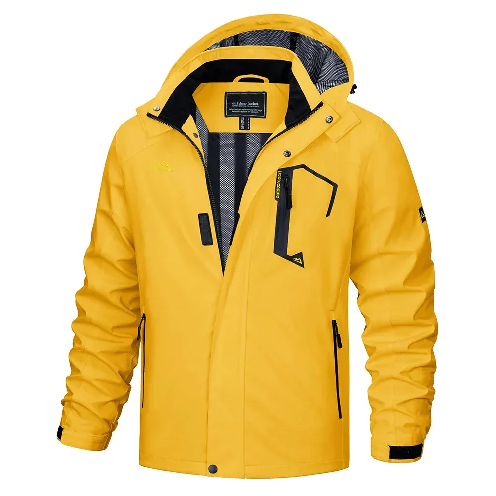TACVASEN Spring Autumn Lightweight Jackets Mens Mesh Lined Waterproof Rain Jacket Outdoor Fishing Hiking Jacket Male Windbreaker - Image 64
