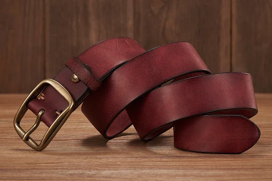 Thick Cowhide Copper Pin Buckle Real Genuine Leather Belt For Jeans Fashion Casual Belt Men Waistband Retro Luxury Male Strap - Image 19