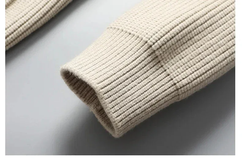 Two-Tone Knit Button Cardigan - Image 13