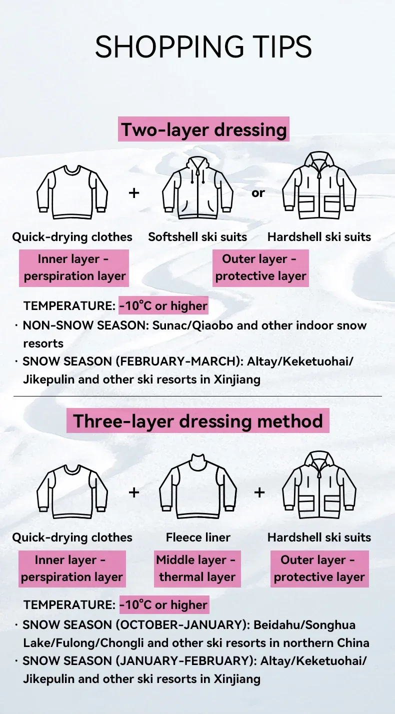 VECTOR Men and Women Cotton Contrast Skiing Top Waterproof and Durable Warm Snowboard Ski Double Board Single Board Outdoors - Image 17