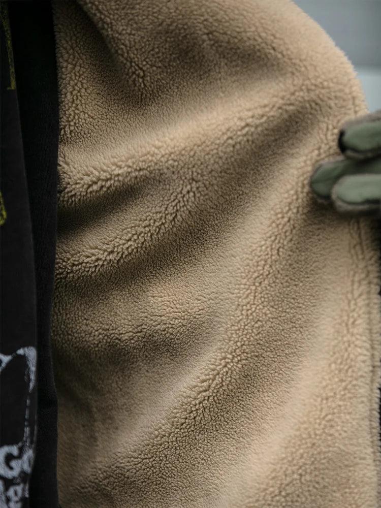 Vintage Fleece Bomber Jacket - Image 10