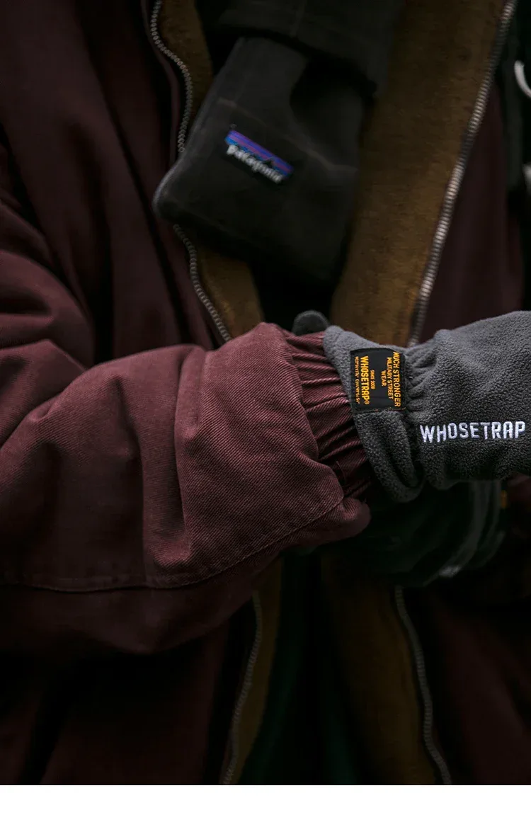Vintage Fleece Bomber Jacket - Image 12