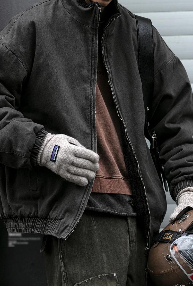 Vintage Fleece Bomber Jacket - Image 16