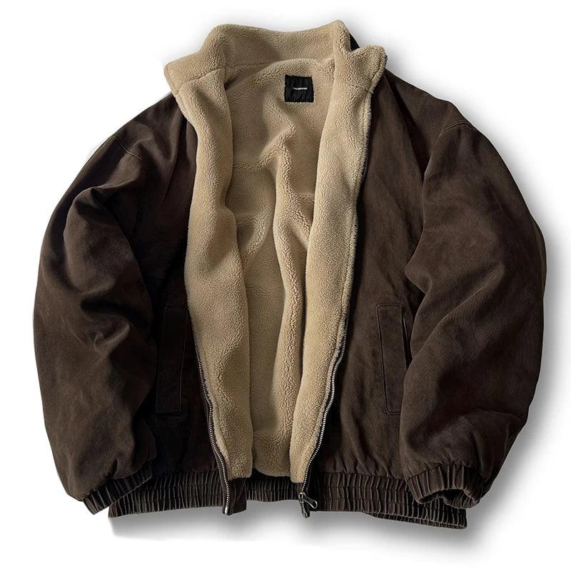 Vintage Fleece Bomber Jacket - Image 19