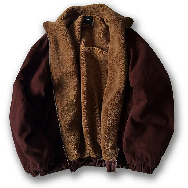 Vintage Fleece Bomber Jacket - Image 21
