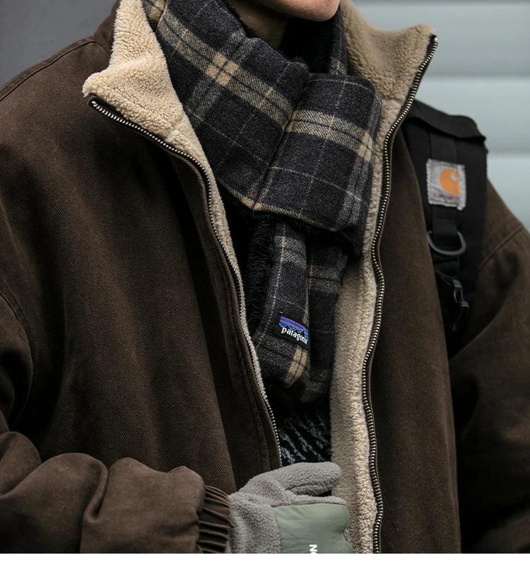 Vintage Fleece Bomber Jacket - Image 9