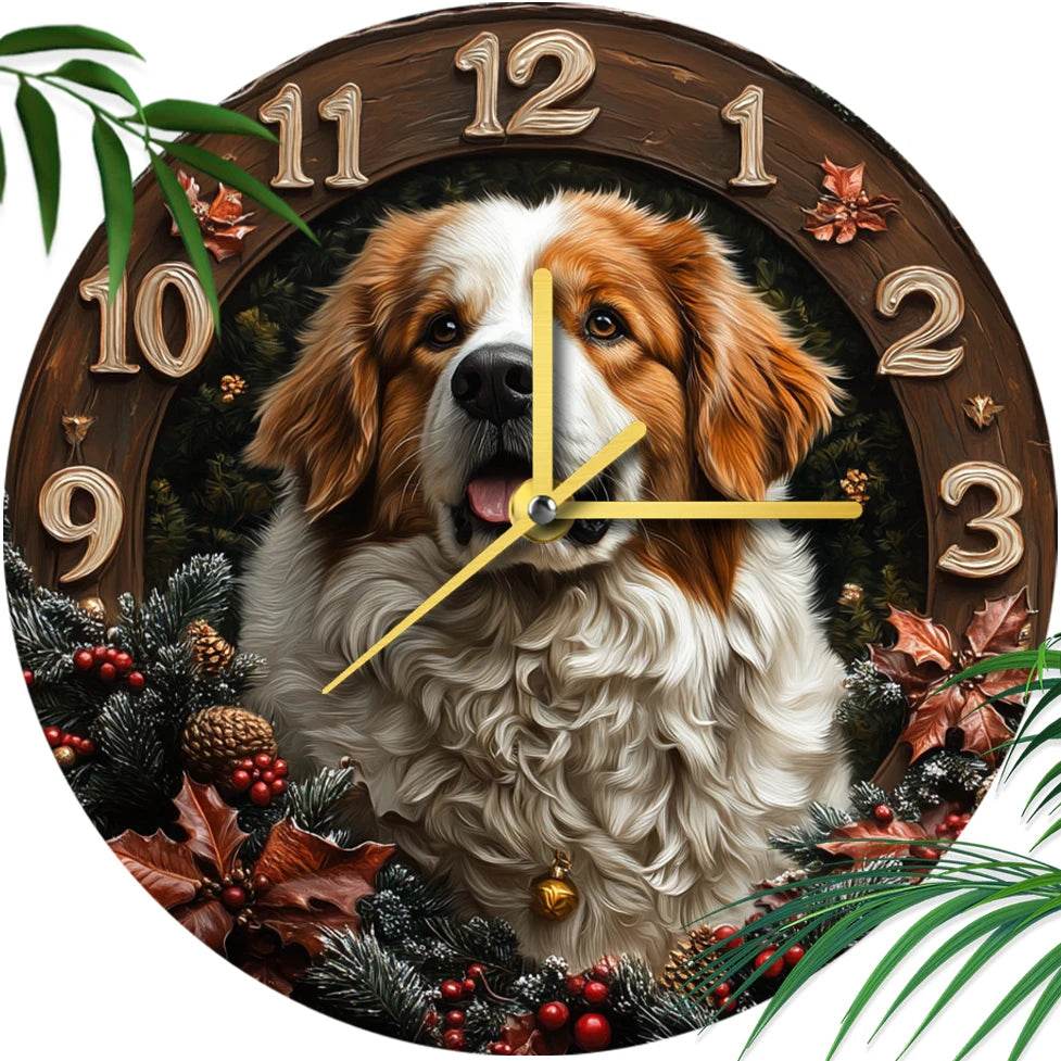 White Retriever Silent Wall Clock - Image 7