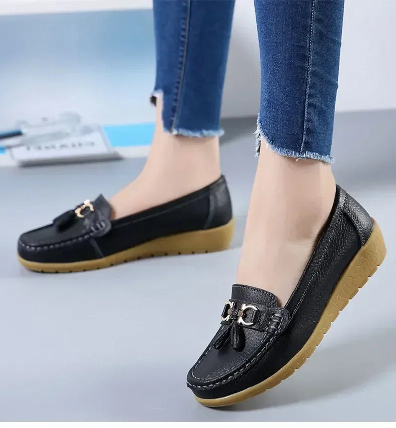 Women Shoes Slip On Loafers For Ballet Flats Women Moccasins Casual Sneakers Zapatos Mujer Flat Shoes For Women Casual Shoes - Image 12