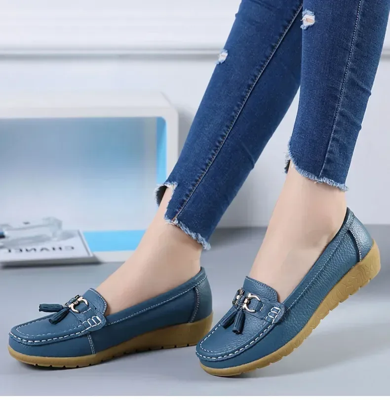 Women Shoes Slip On Loafers For Ballet Flats Women Moccasins Casual Sneakers Zapatos Mujer Flat Shoes For Women Casual Shoes - Image 18