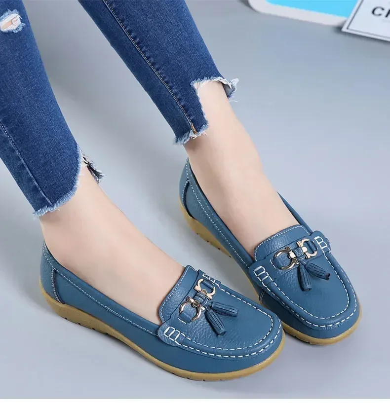 Women Shoes Slip On Loafers For Ballet Flats Women Moccasins Casual Sneakers Zapatos Mujer Flat Shoes For Women Casual Shoes - Image 19
