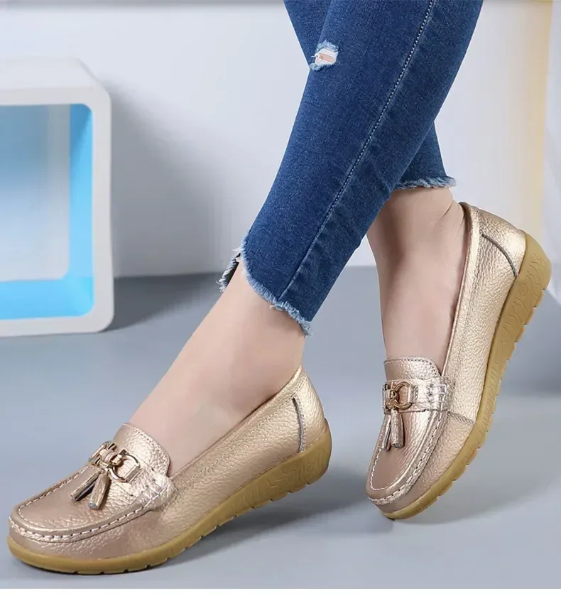 Women Shoes Slip On Loafers For Ballet Flats Women Moccasins Casual Sneakers Zapatos Mujer Flat Shoes For Women Casual Shoes - Image 21