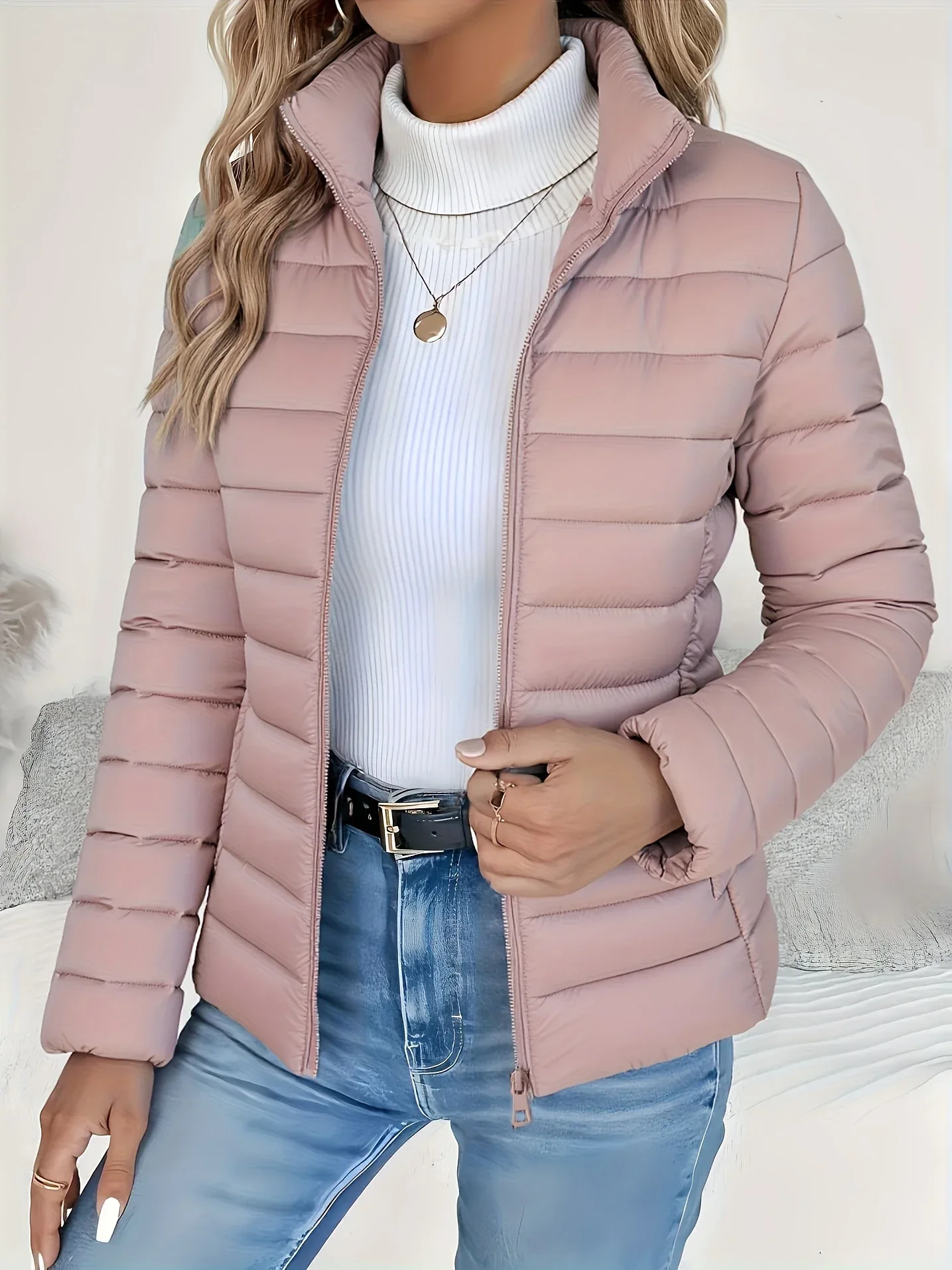 Slim Quilted Puffer Jacket - Image 24