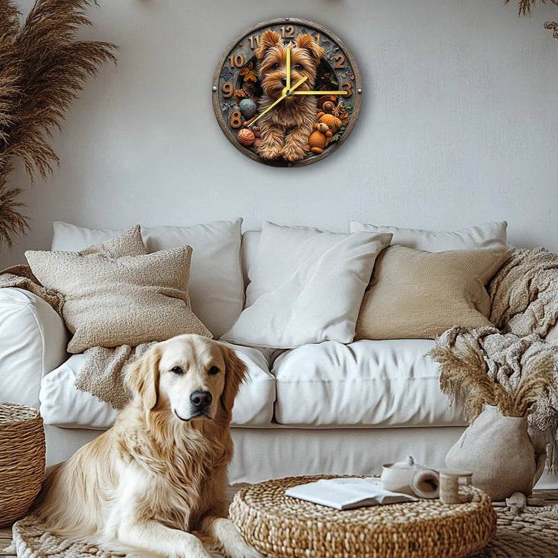 Yorkshire Terrier Silent Wall Clock - Image 7